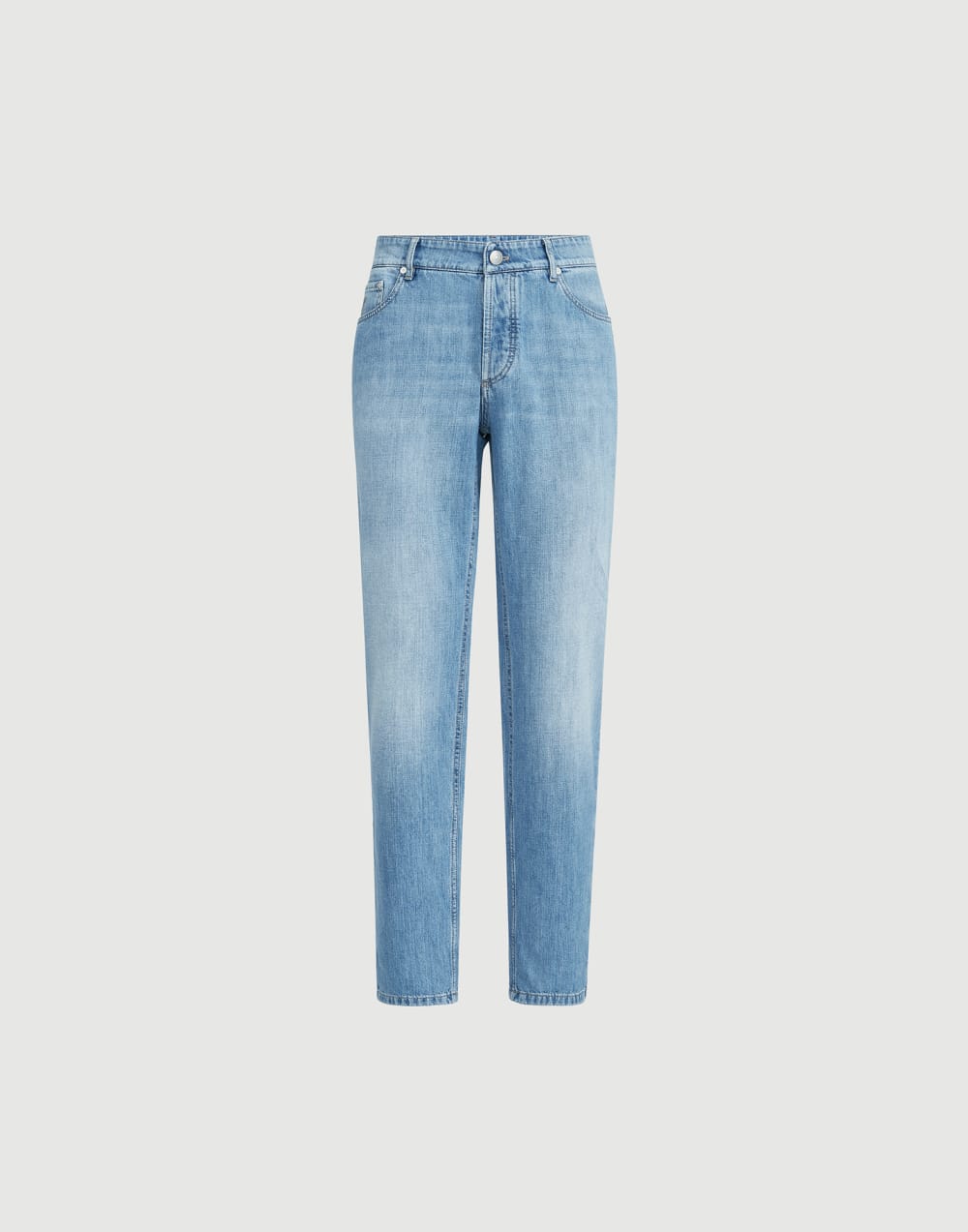 Pantalón de denim ligero Denim Claro Hombre - Brunello Cucinelli