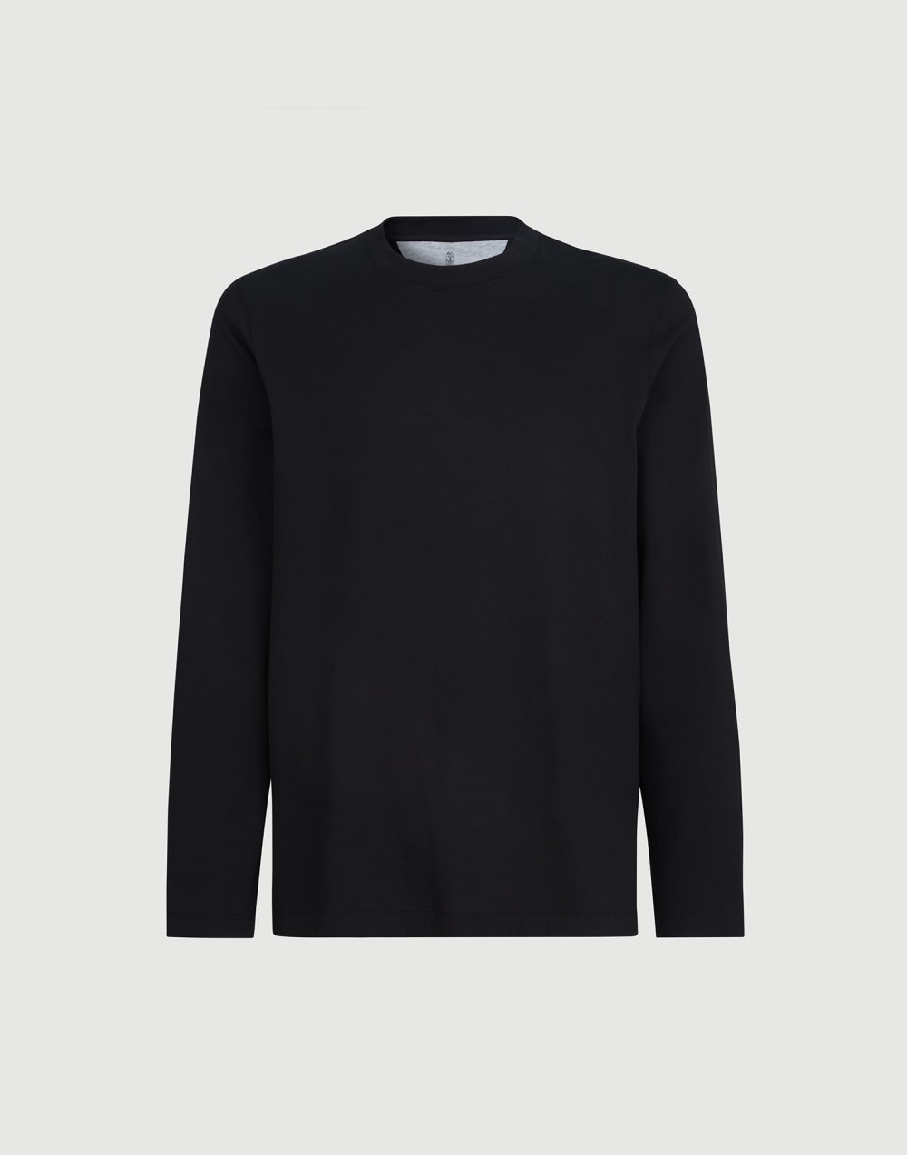 Cotton jersey T-shirt Black Man - Brunello Cucinelli