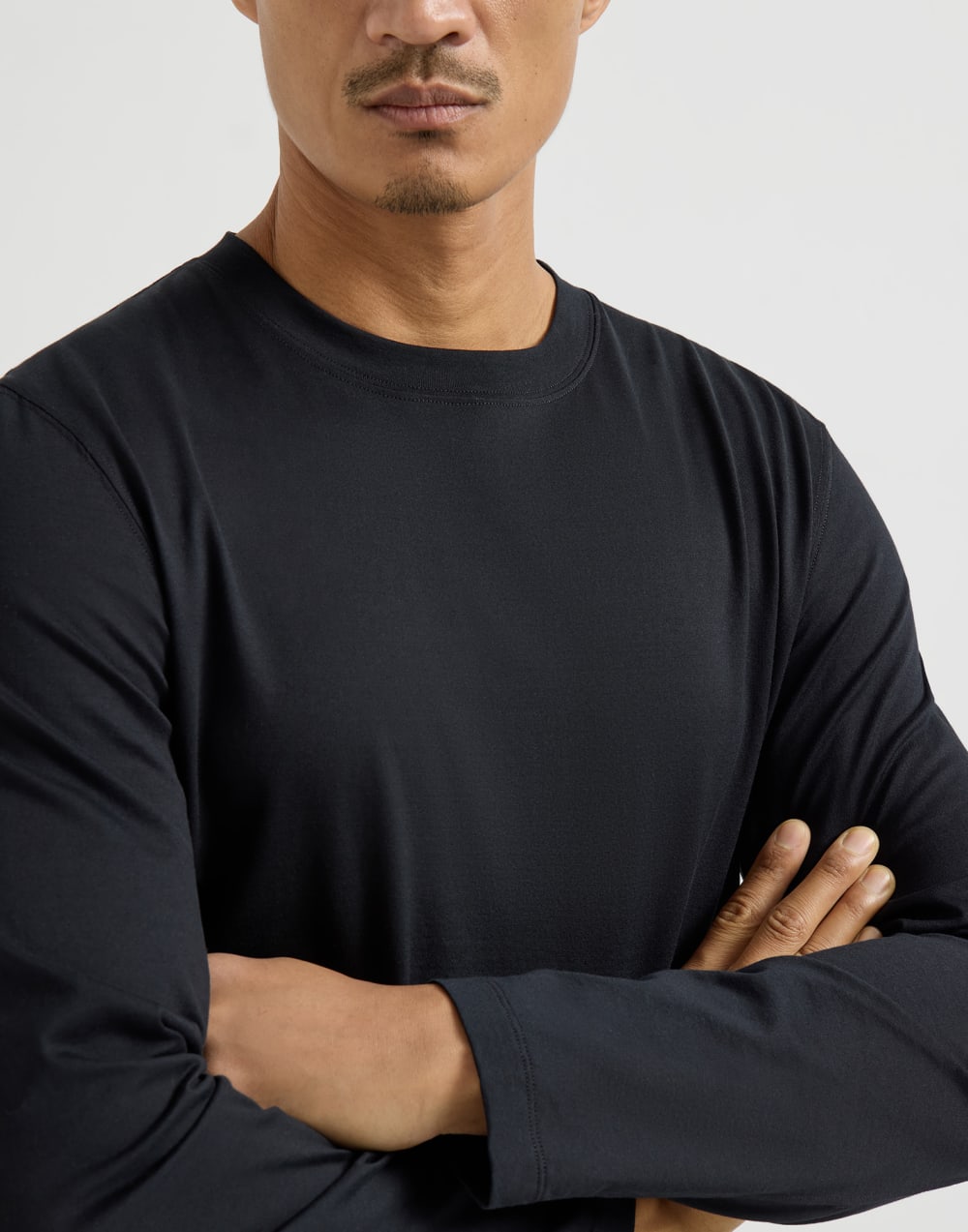 Cotton jersey T-shirt Black Man - Brunello Cucinelli