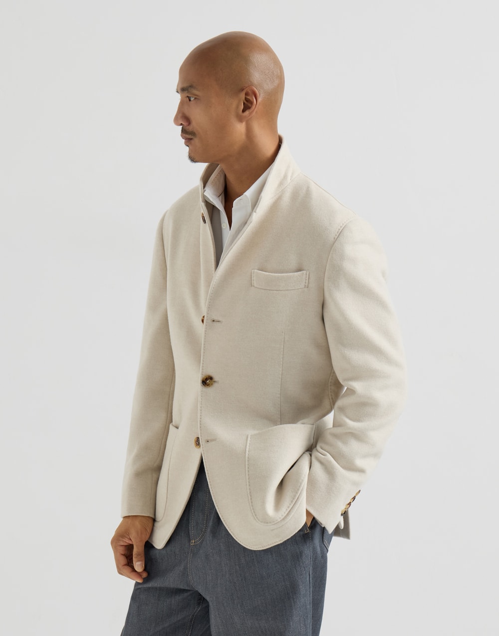 Blazer-style outerwear Sand Man - Brunello Cucinelli