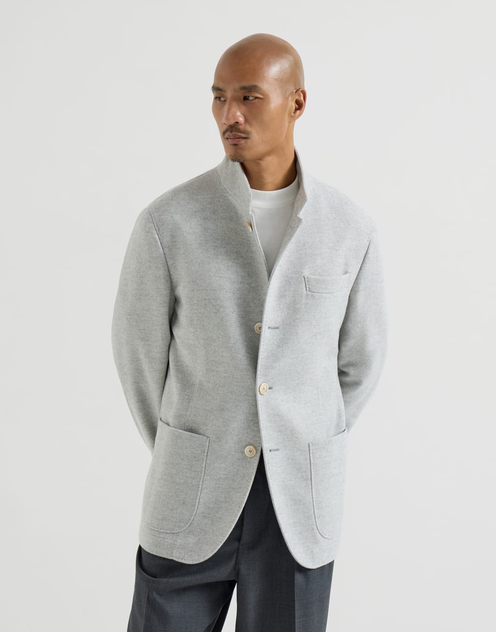 Outerwear stile giacca Ghiaia Uomo - Brunello Cucinelli