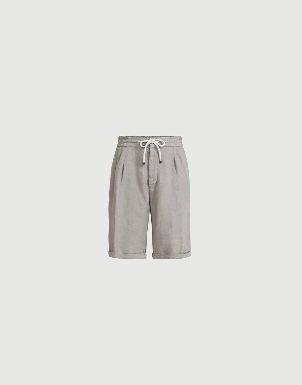 Bermudas de gabardina Khaki Hombre - Brunello Cucinelli