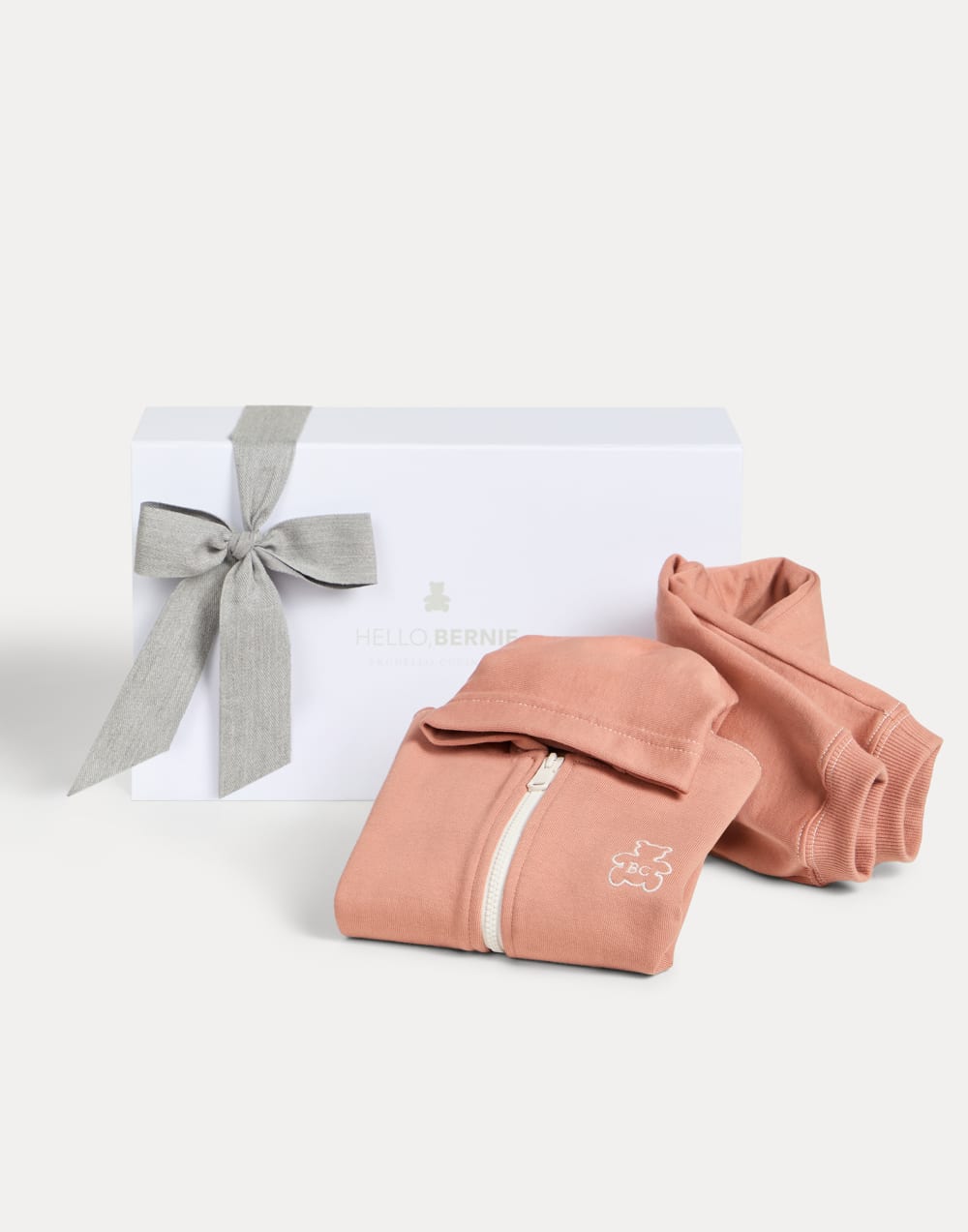 Baby Bernie-Set aus Sweatjersey Orange Baby - Brunello Cucinelli