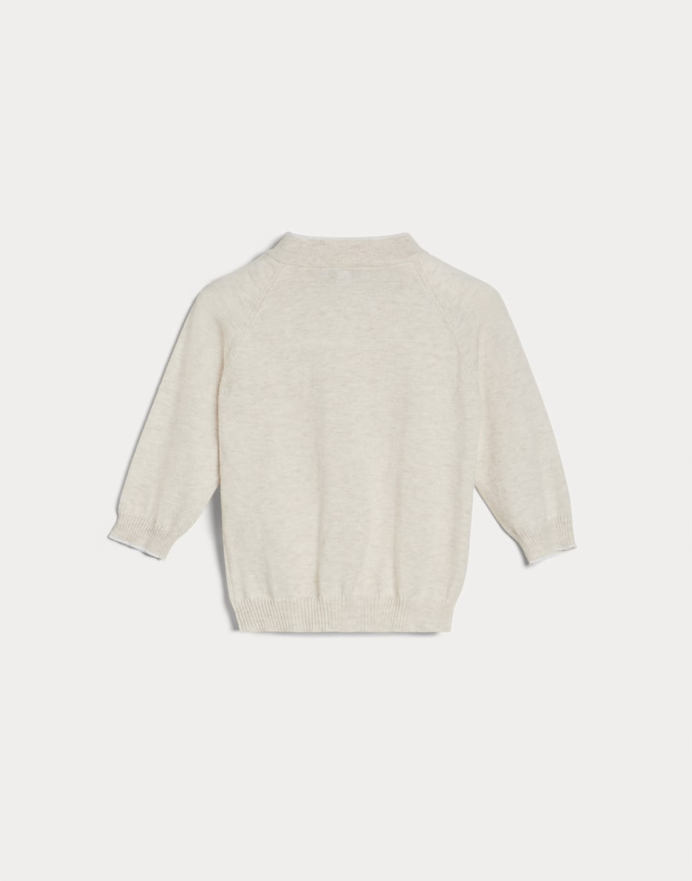 Cárdigan Baby Bernie ligero de algodón Avena Bebé - Brunello Cucinelli