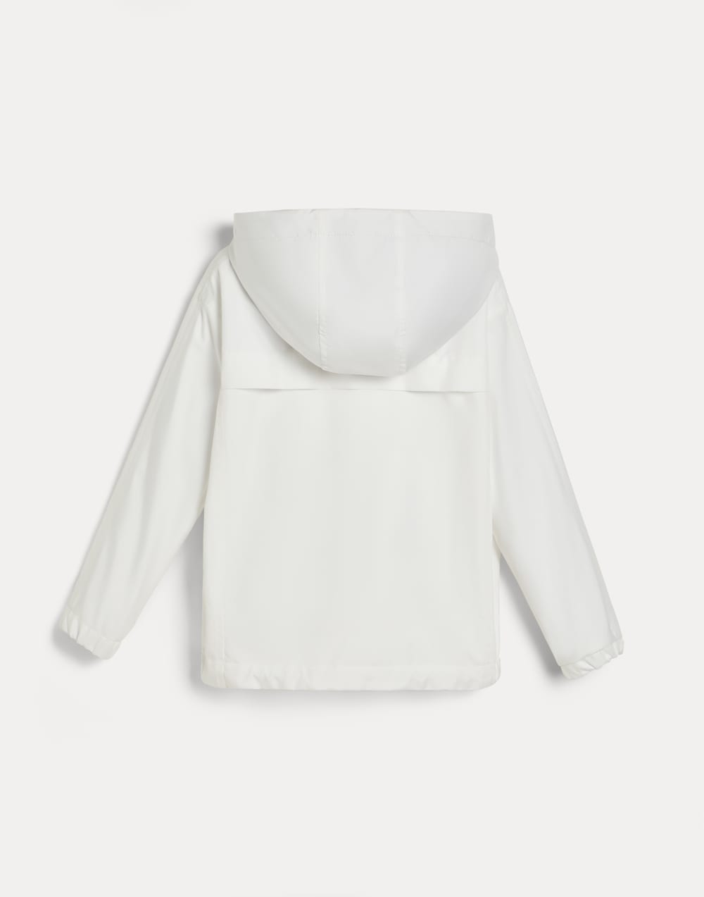 Nylon hooded outerwear jacket with logo White Girls - Brunello Cucinelli