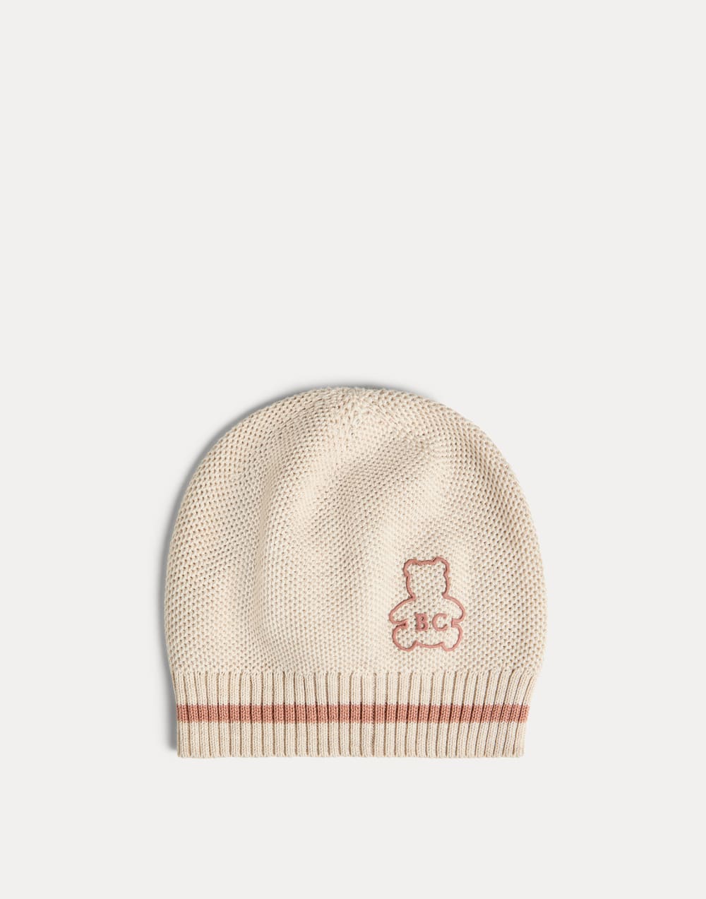 Baby Bernie knit beanie Beige Baby - Brunello Cucinelli