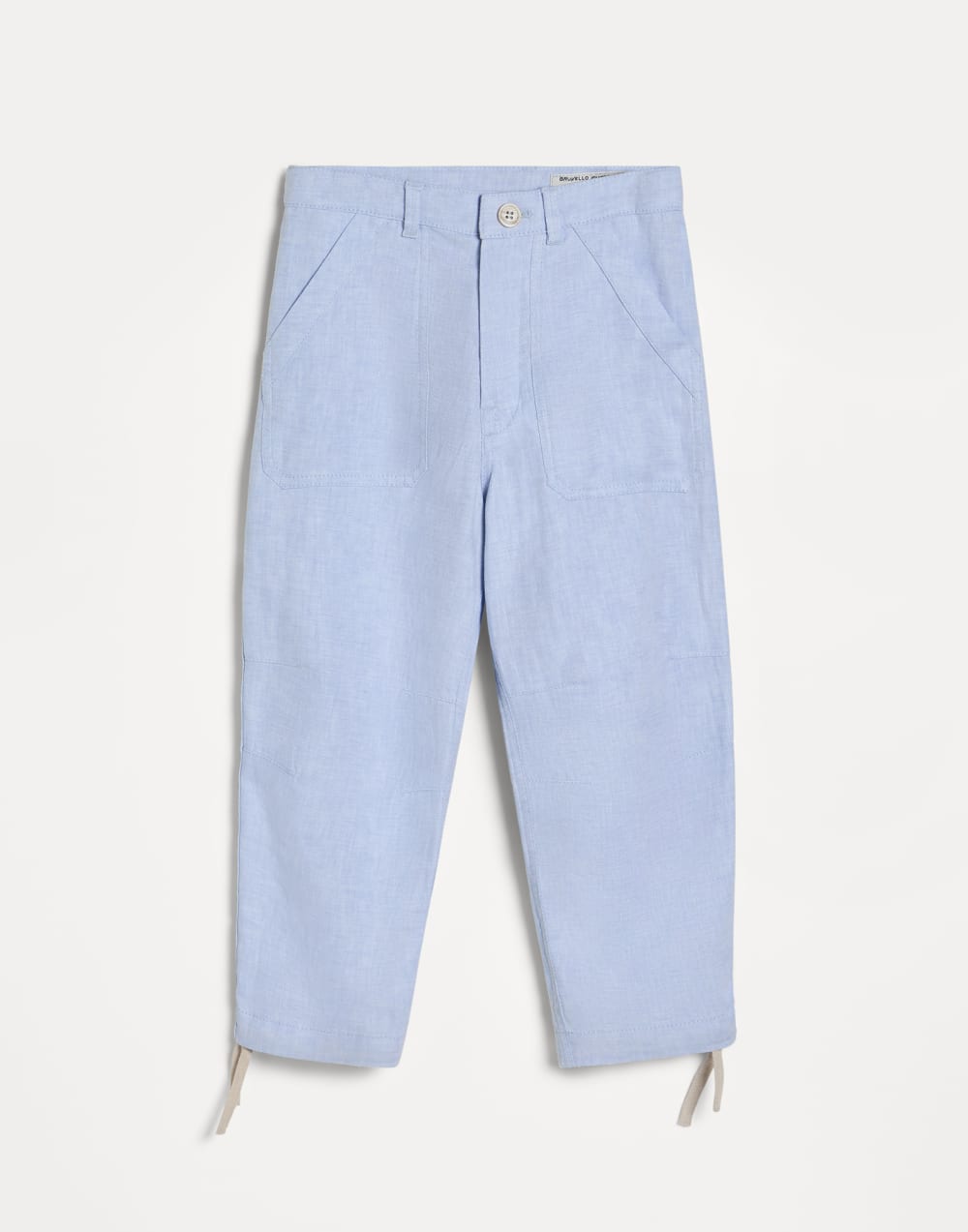 Utility trousers Azure Boys - Brunello Cucinelli