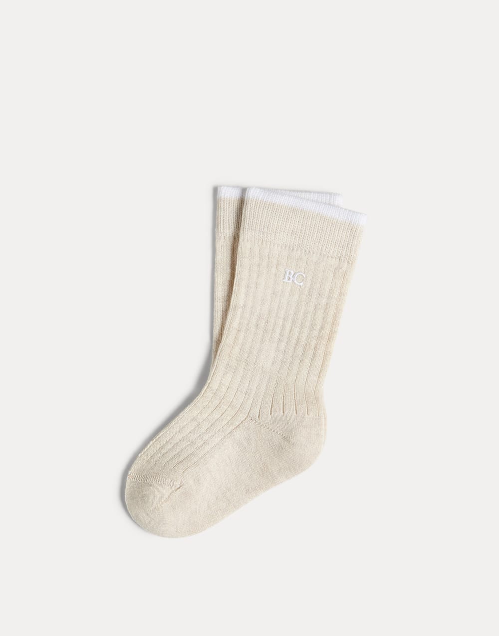 Bernie Baby socks Oat Baby - Brunello Cucinelli