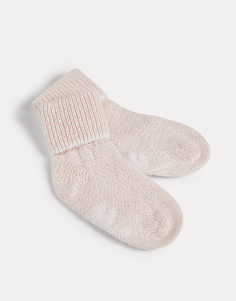 Baby Bernie beanie, gloves and socks set Pink Baby - Brunello Cucinelli