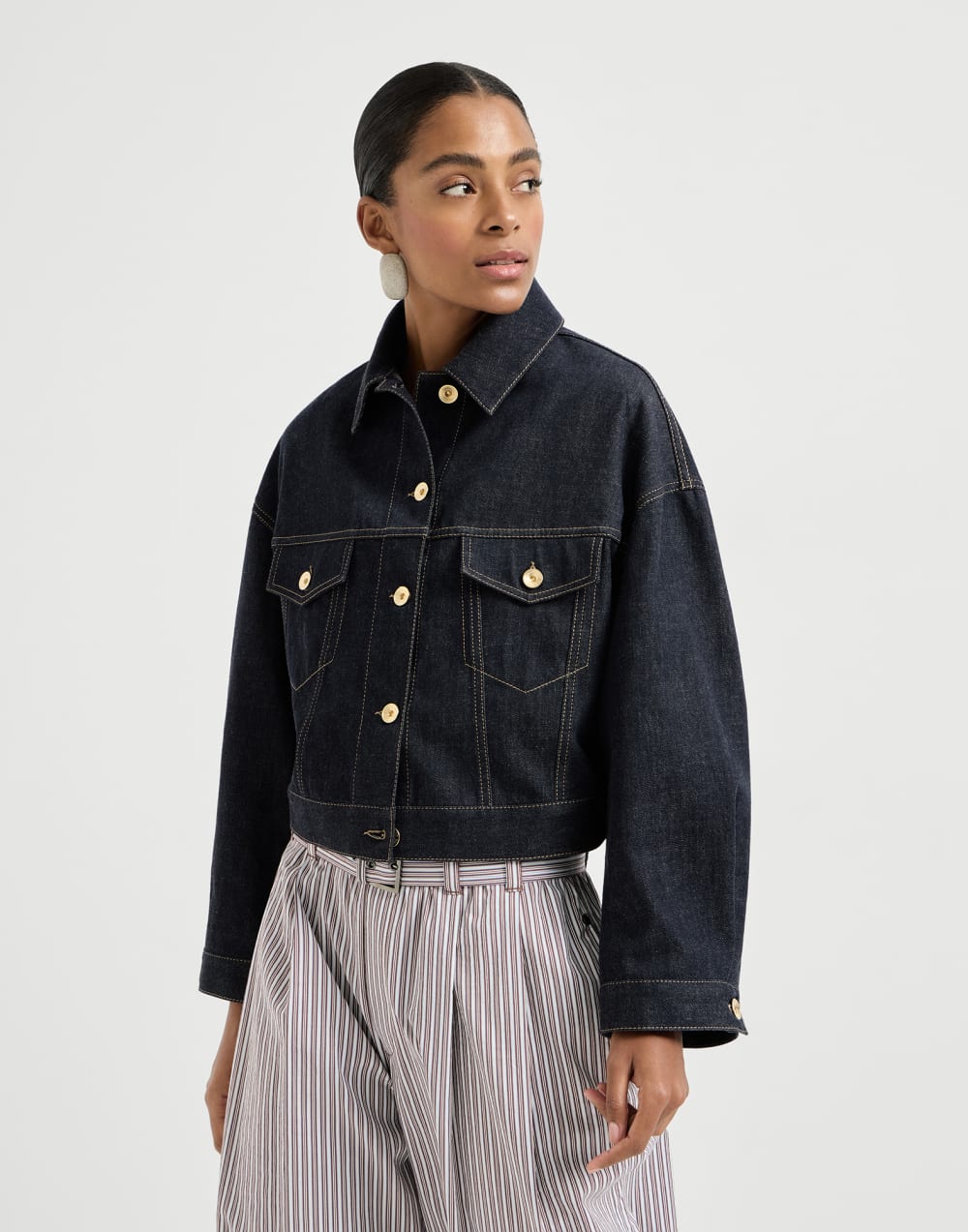 Denim jacket Denim Woman - Brunello Cucinelli