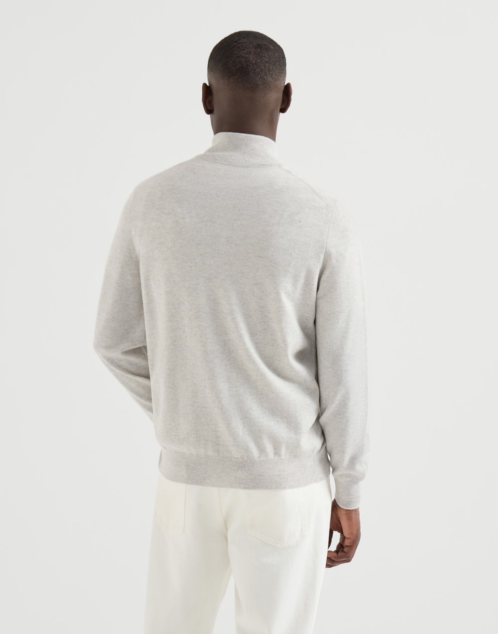 Cashmere cardigan Fog Man - Brunello Cucinelli