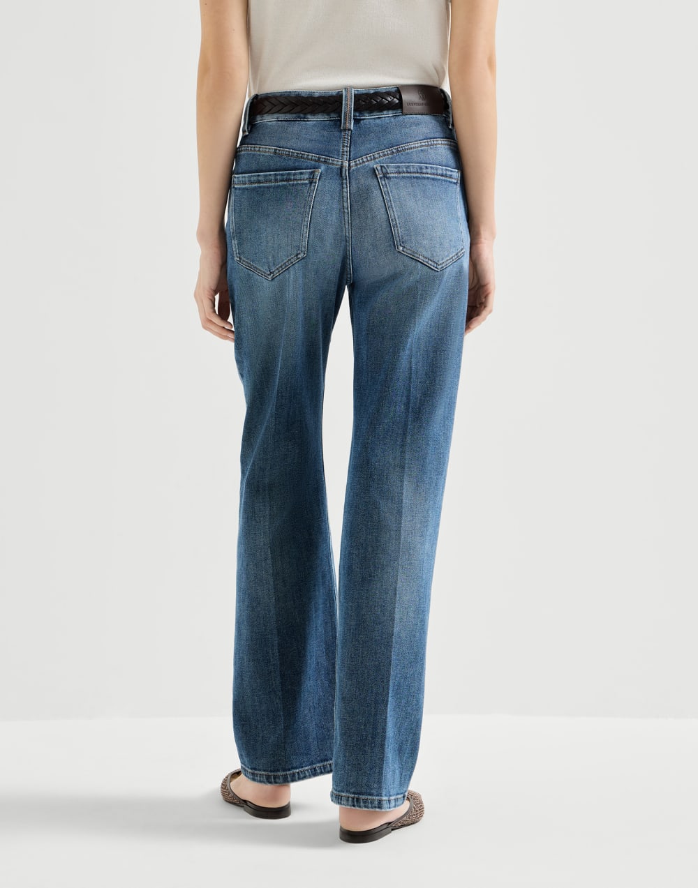 Contemporary Loose trousers Denim Woman - Brunello Cucinelli