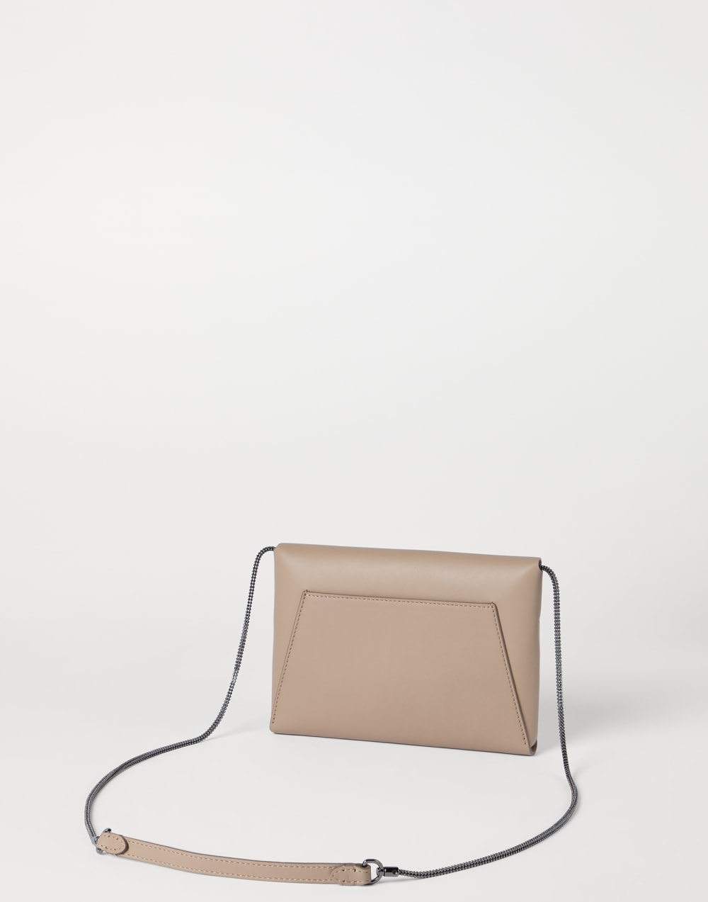 Calfskin BC Duo pochette Buff Woman - Brunello Cucinelli