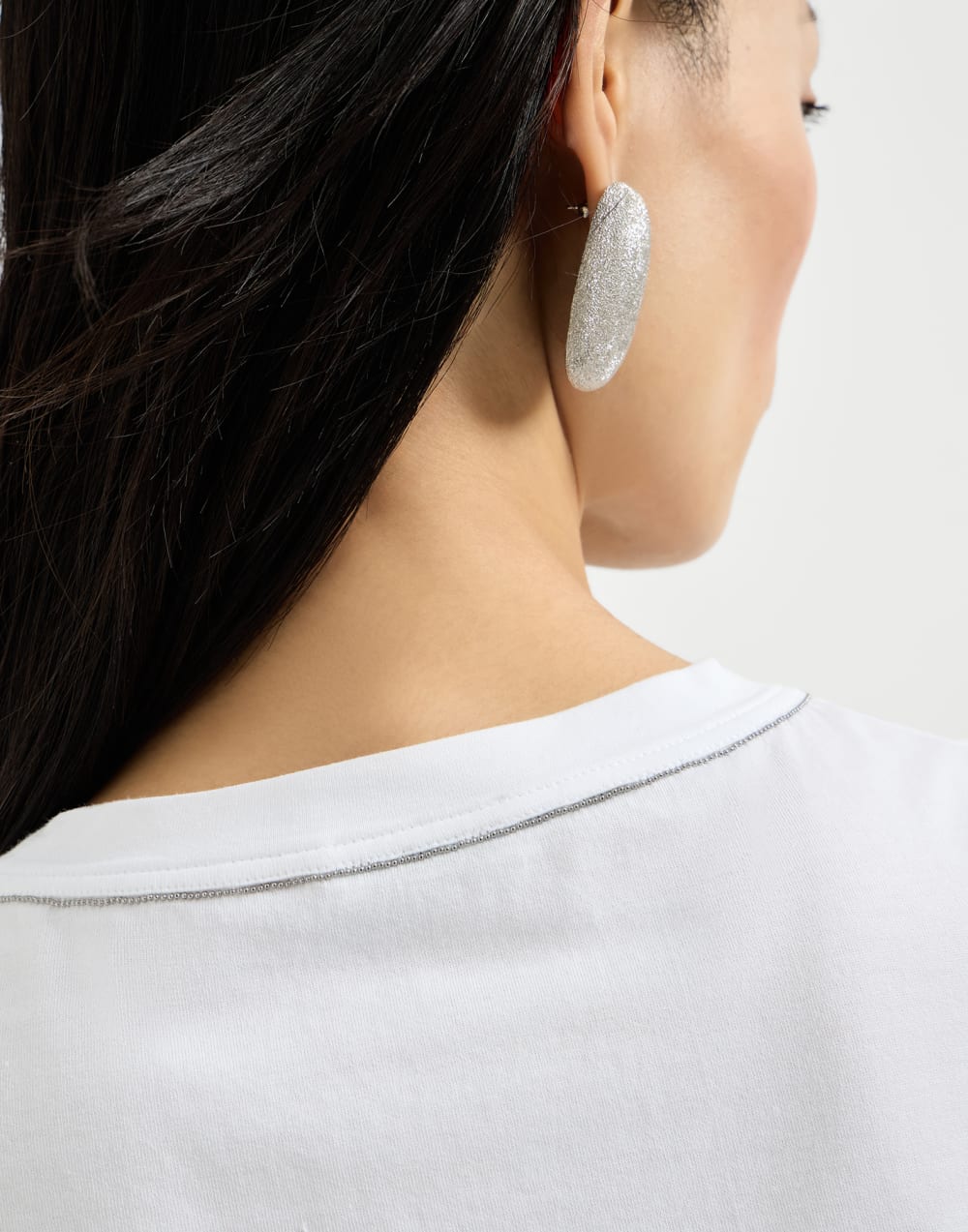 Jersey T-shirt White Woman - Brunello Cucinelli