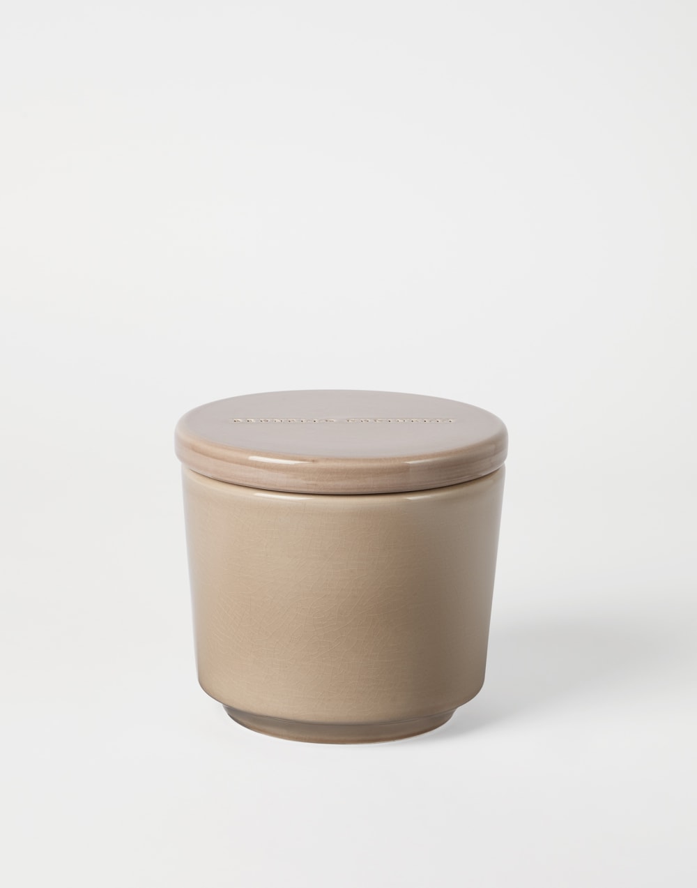 Maxi scented candle with lid Mud Lifestyle - Brunello Cucinelli