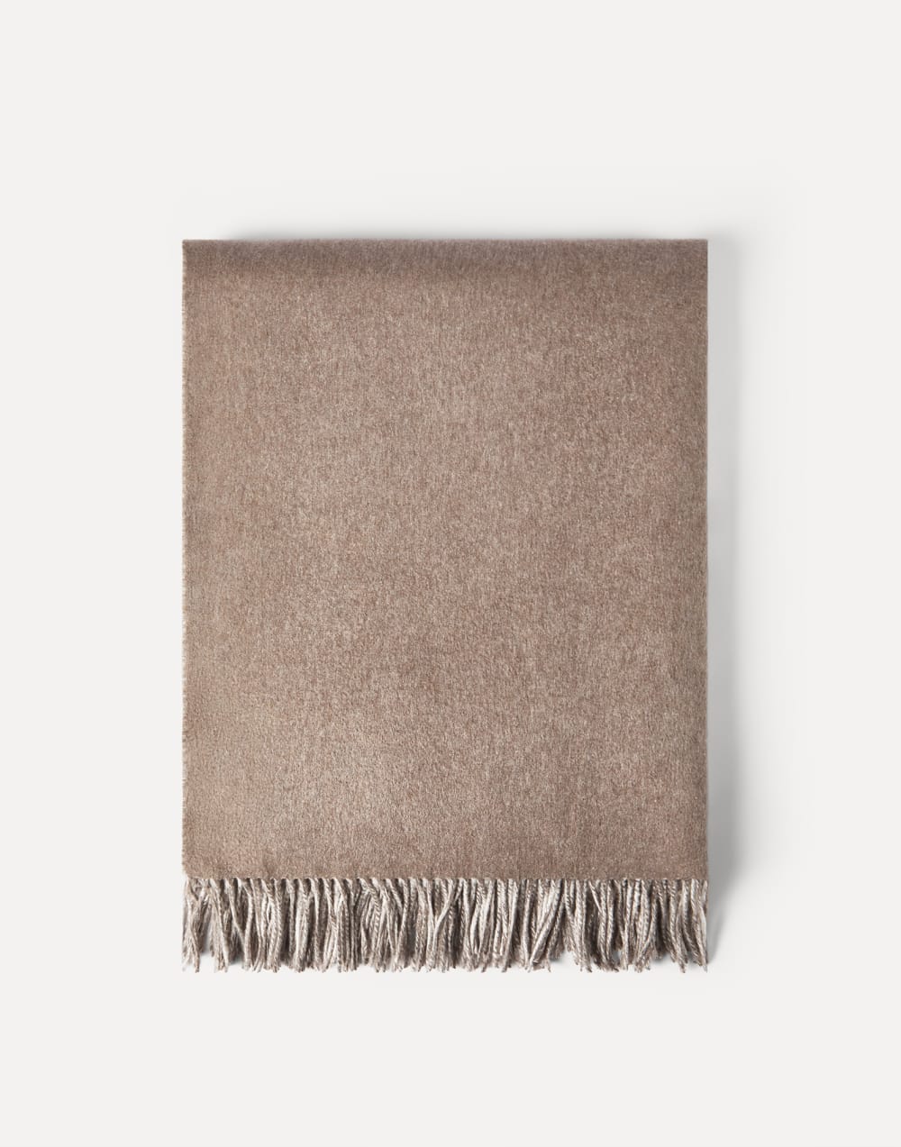 Плед из двойного шелка Бежевый Стиль жизни - Brunello Cucinelli