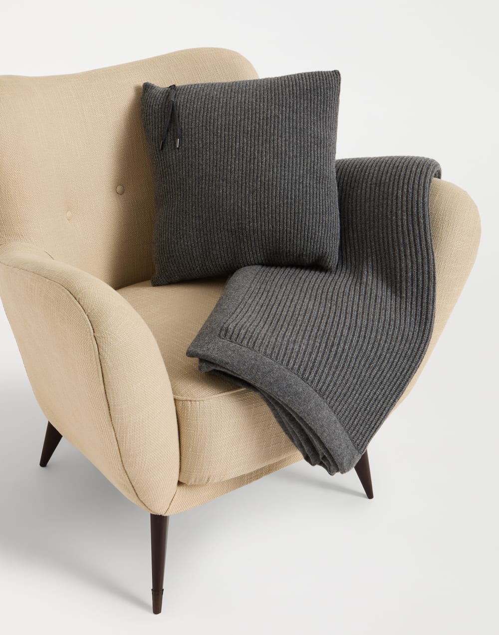 Knit blanket Lead Lifestyle - Brunello Cucinelli