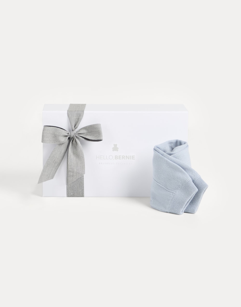 Bernie Baby cashmere trousers Sky Blue Baby - Brunello Cucinelli