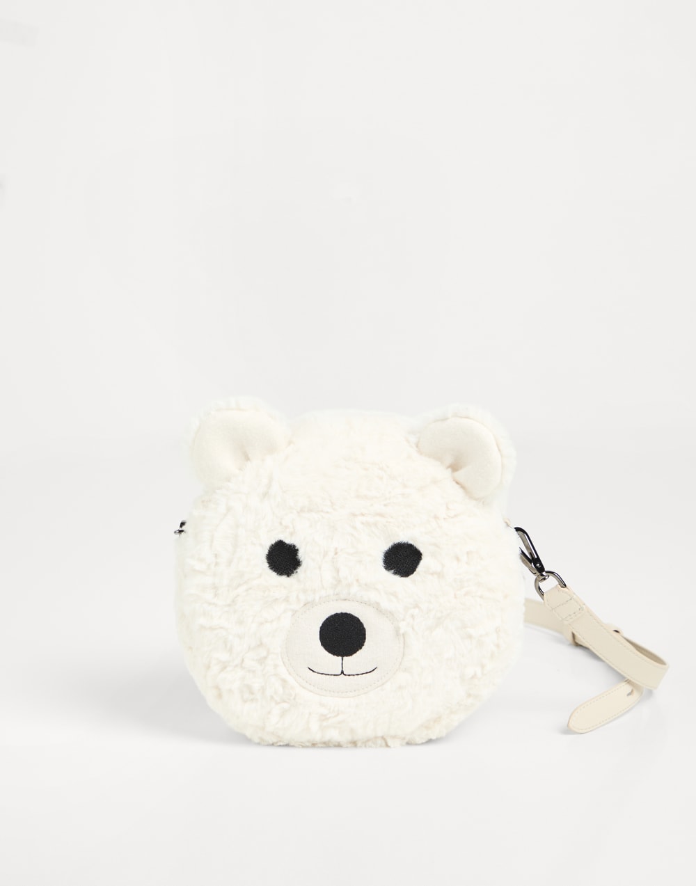 毛绒小熊书包 巴拿马色 女童 - Brunello Cucinelli