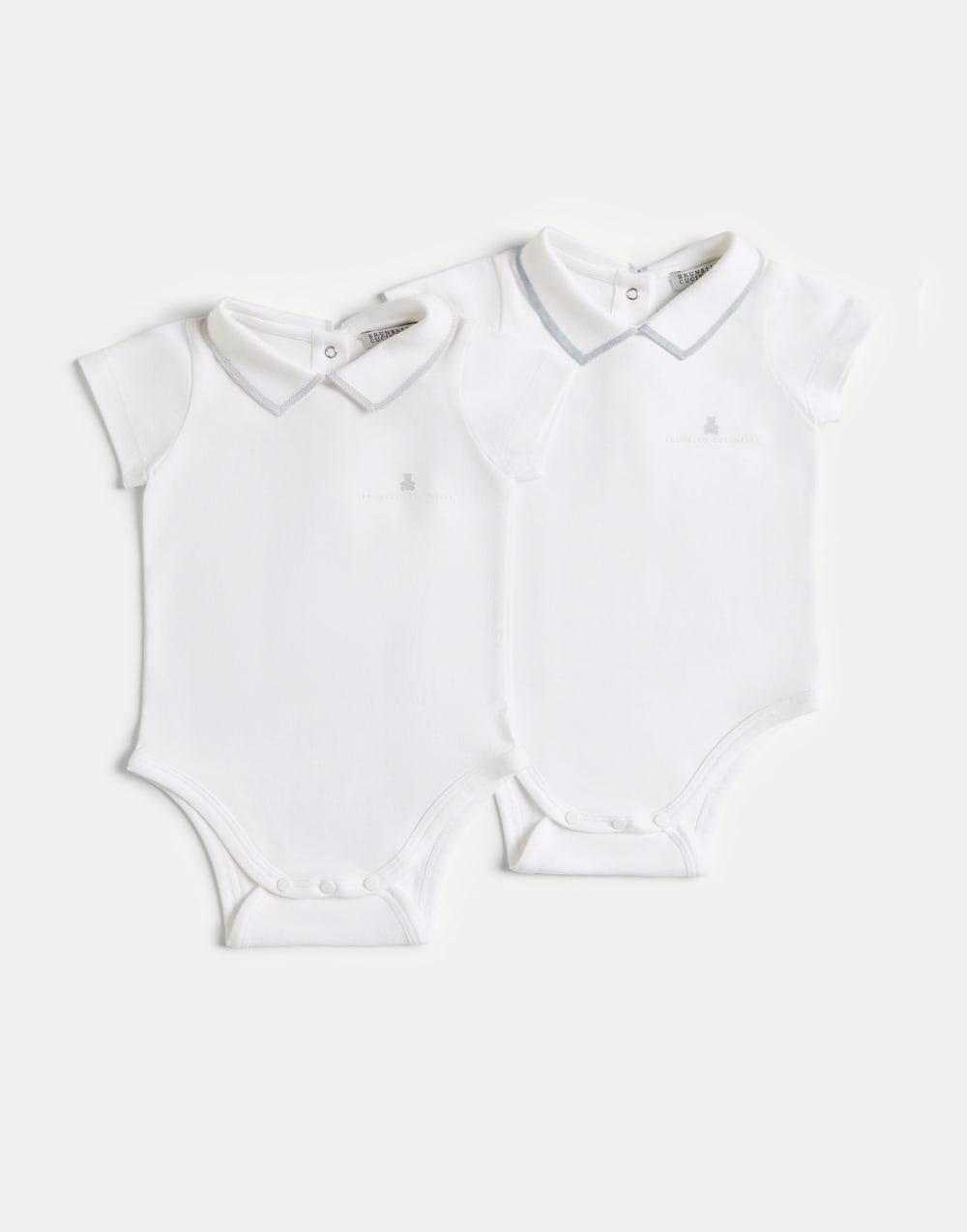 Baby Bernie 2-piece bodysuit set Sky Blue Baby - Brunello Cucinelli