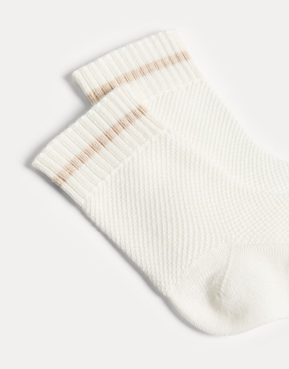 伯尼小熊幼童华夫格针织袜 巴拿马色 幼童 - Brunello Cucinelli