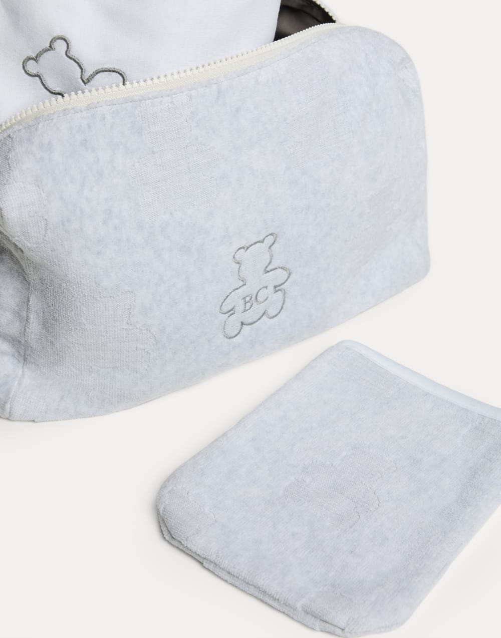 Bernie Baby Bath set Light Grey Baby - Brunello Cucinelli