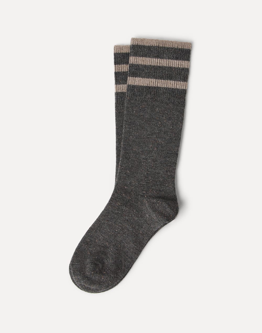 Sparkling knit socks Anthracite Woman - Brunello Cucinelli