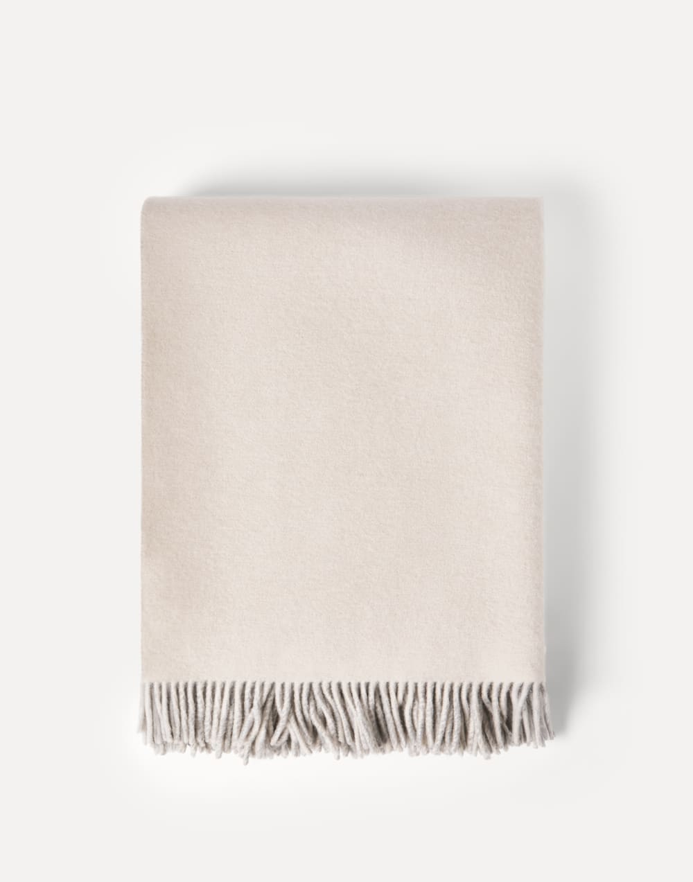 Cashmere double cloth throw Grey Lifestyle - Brunello Cucinelli