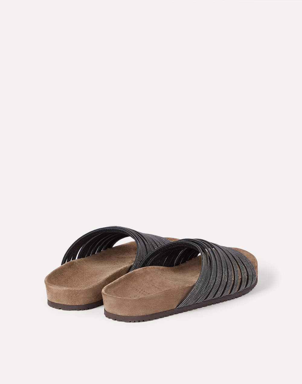 Suede slides Black Woman - Brunello Cucinelli