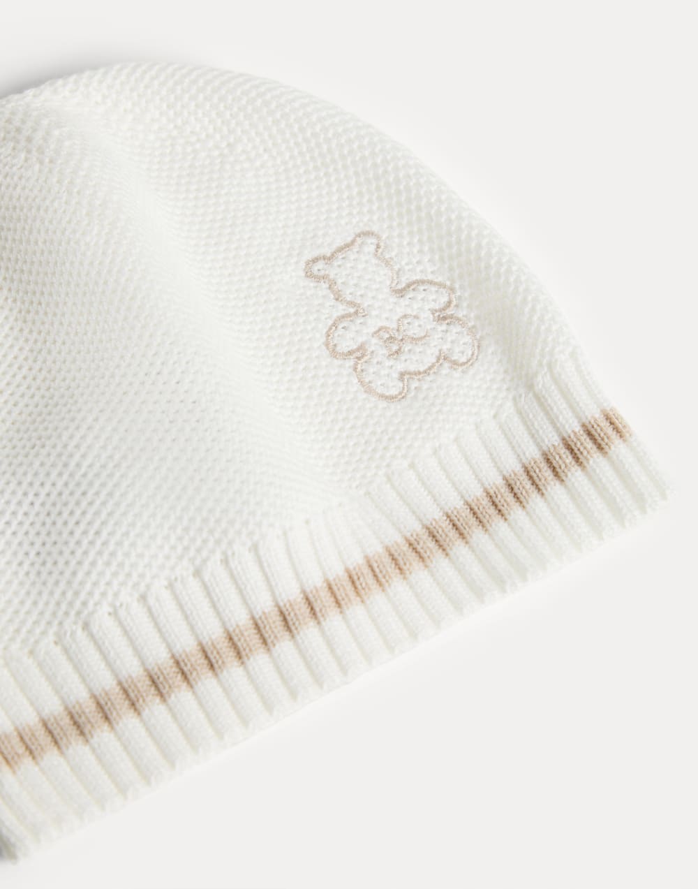 Baby Bernie knit beanie Panama Baby - Brunello Cucinelli