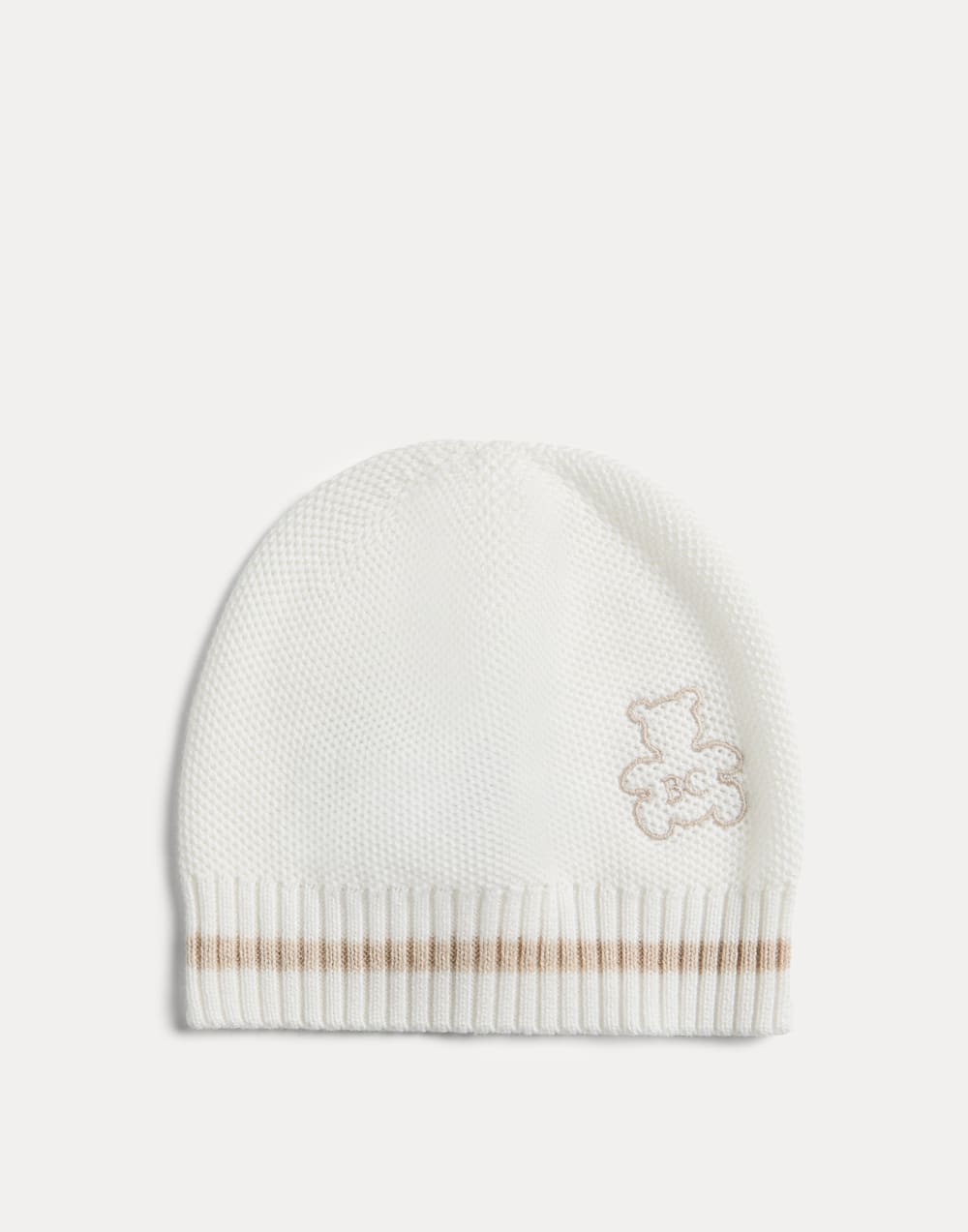 Baby Bernie knit beanie Panama Baby - Brunello Cucinelli