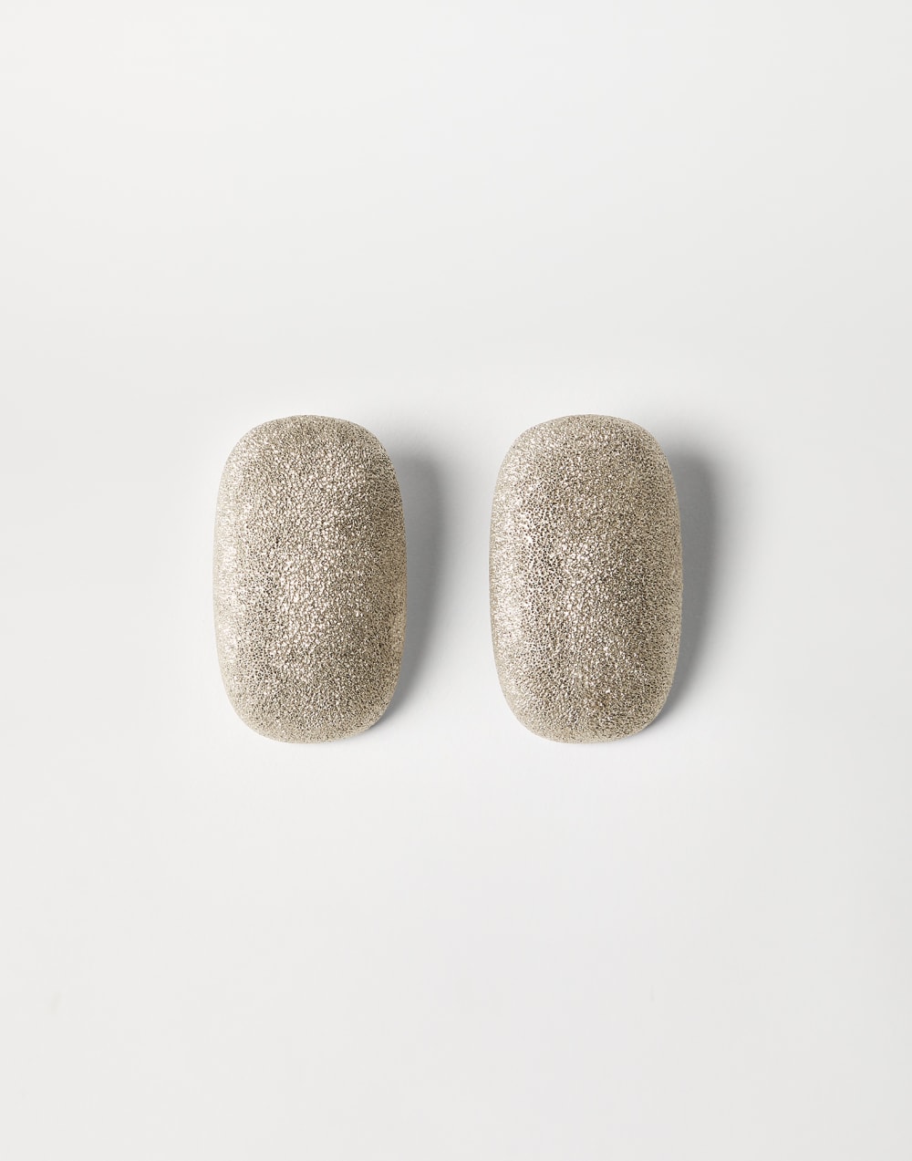 Silver shimmer earrings Gold Woman - Brunello Cucinelli