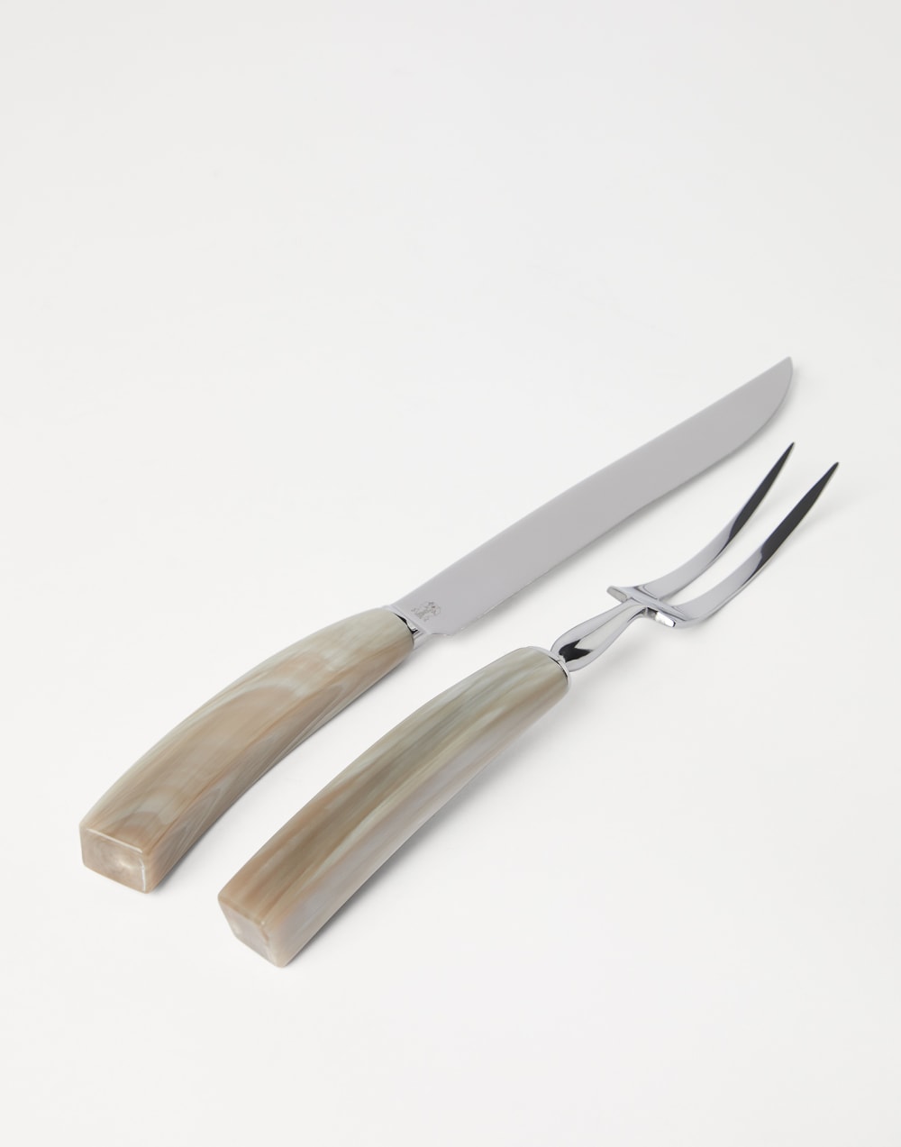 Carving set Natural Horn Lifestyle - Brunello Cucinelli