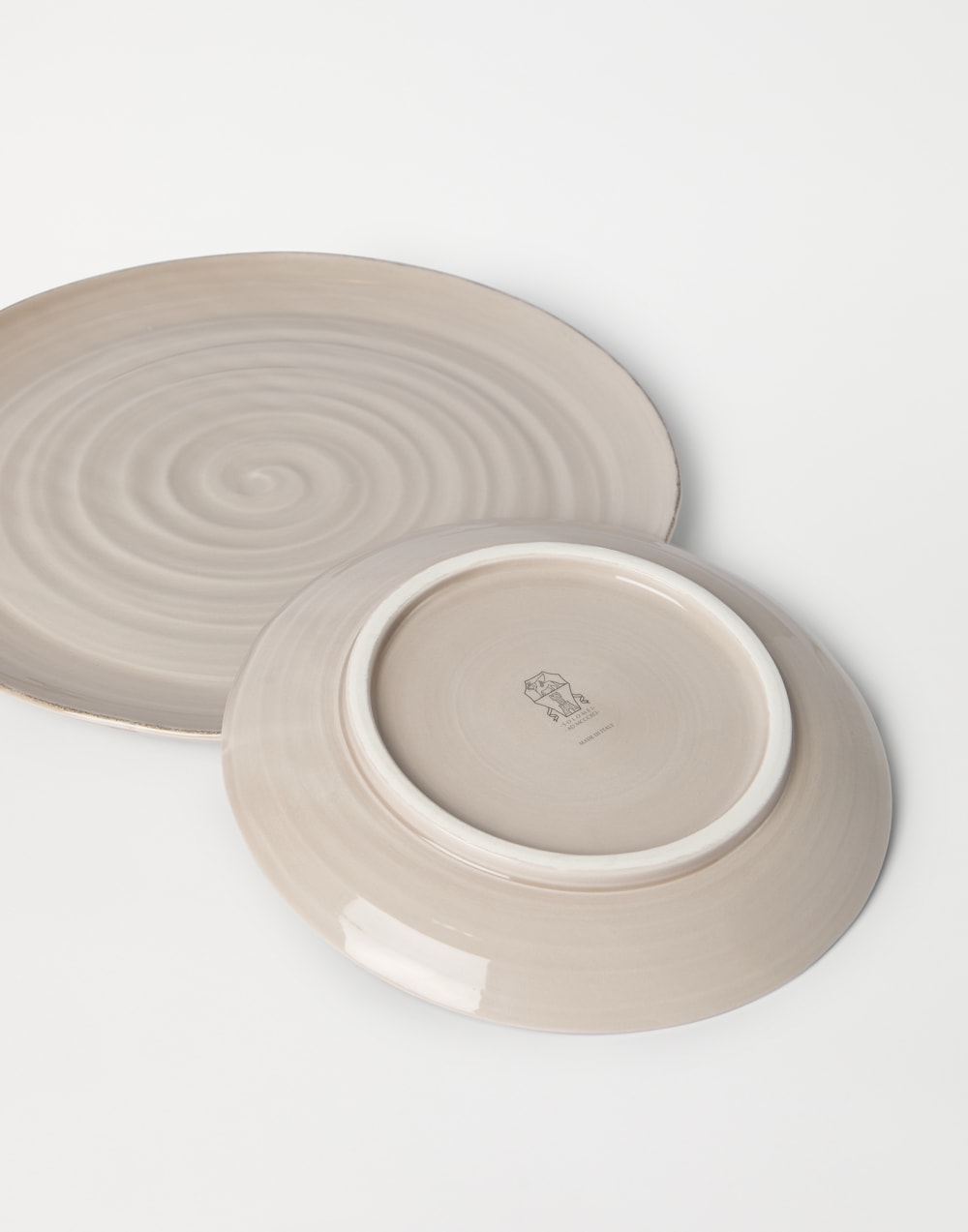 Plate set Brown Lifestyle - Brunello Cucinelli