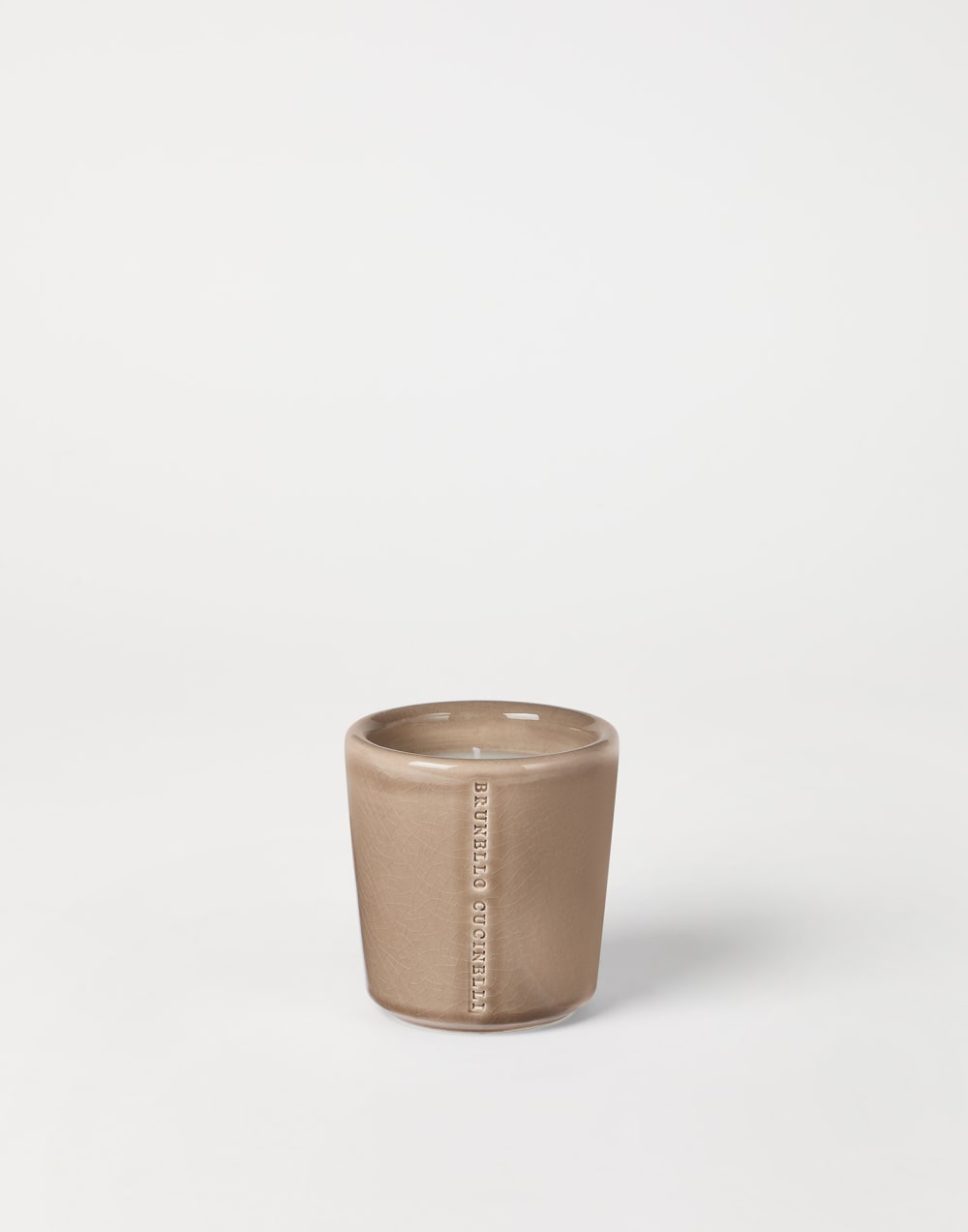 Candle in craquelée vessel Mud Lifestyle - Brunello Cucinelli