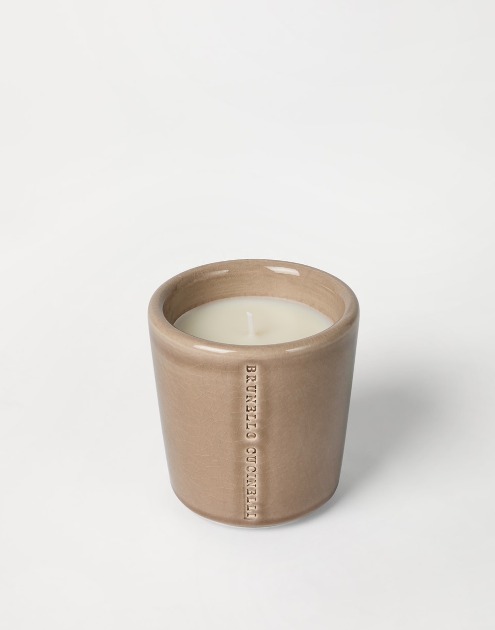 Candle in craquelée vessel Mud Lifestyle - Brunello Cucinelli