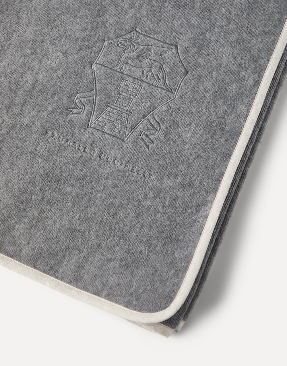 毛巾质地布料 中灰 生活风格 - Brunello Cucinelli