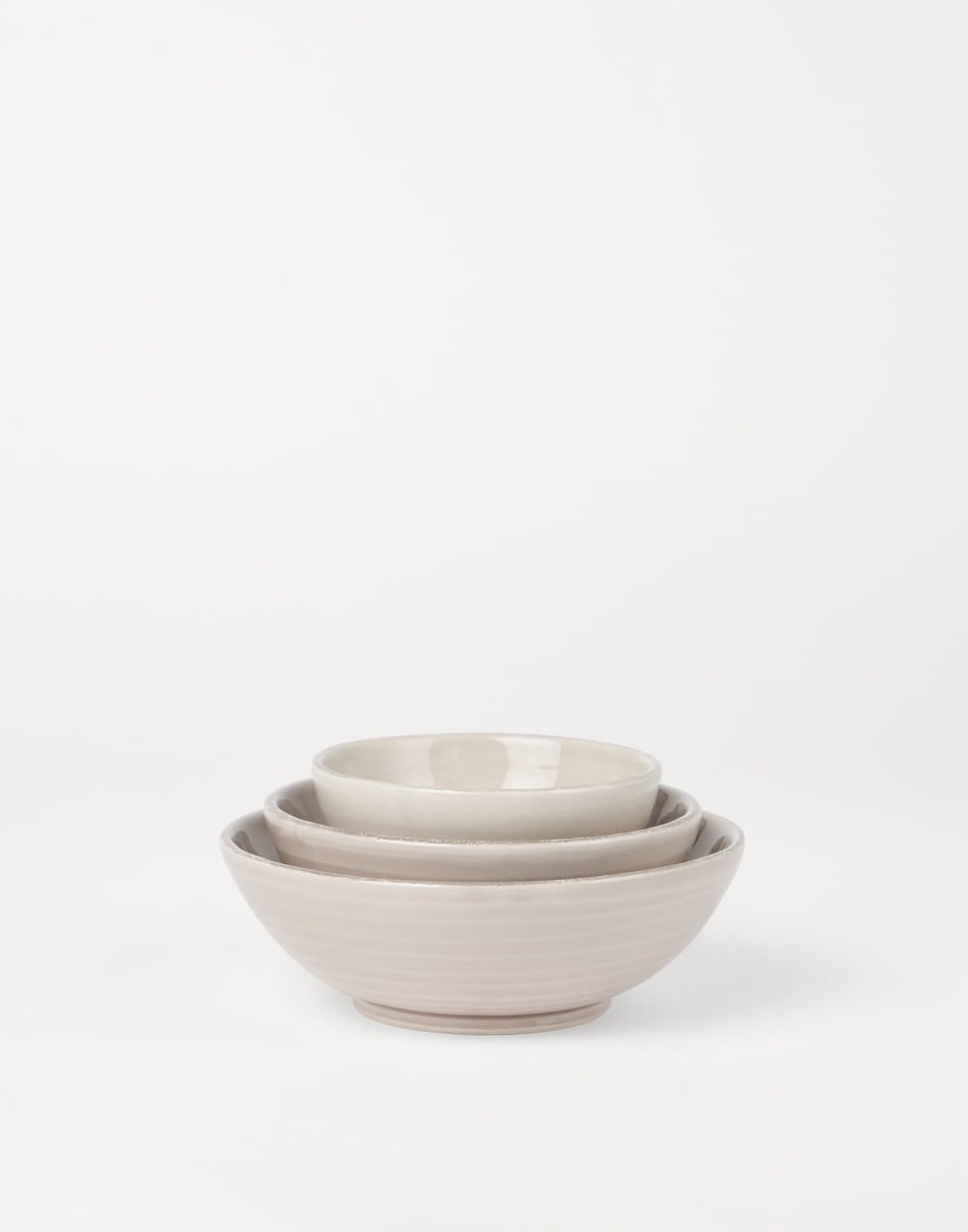 3-piece bowl set Brown Lifestyle - Brunello Cucinelli