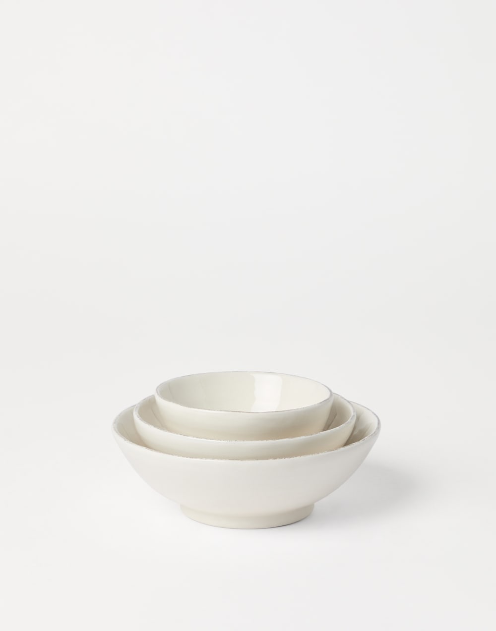 Набор из трех пиал Молочный Стиль жизни - Brunello Cucinelli