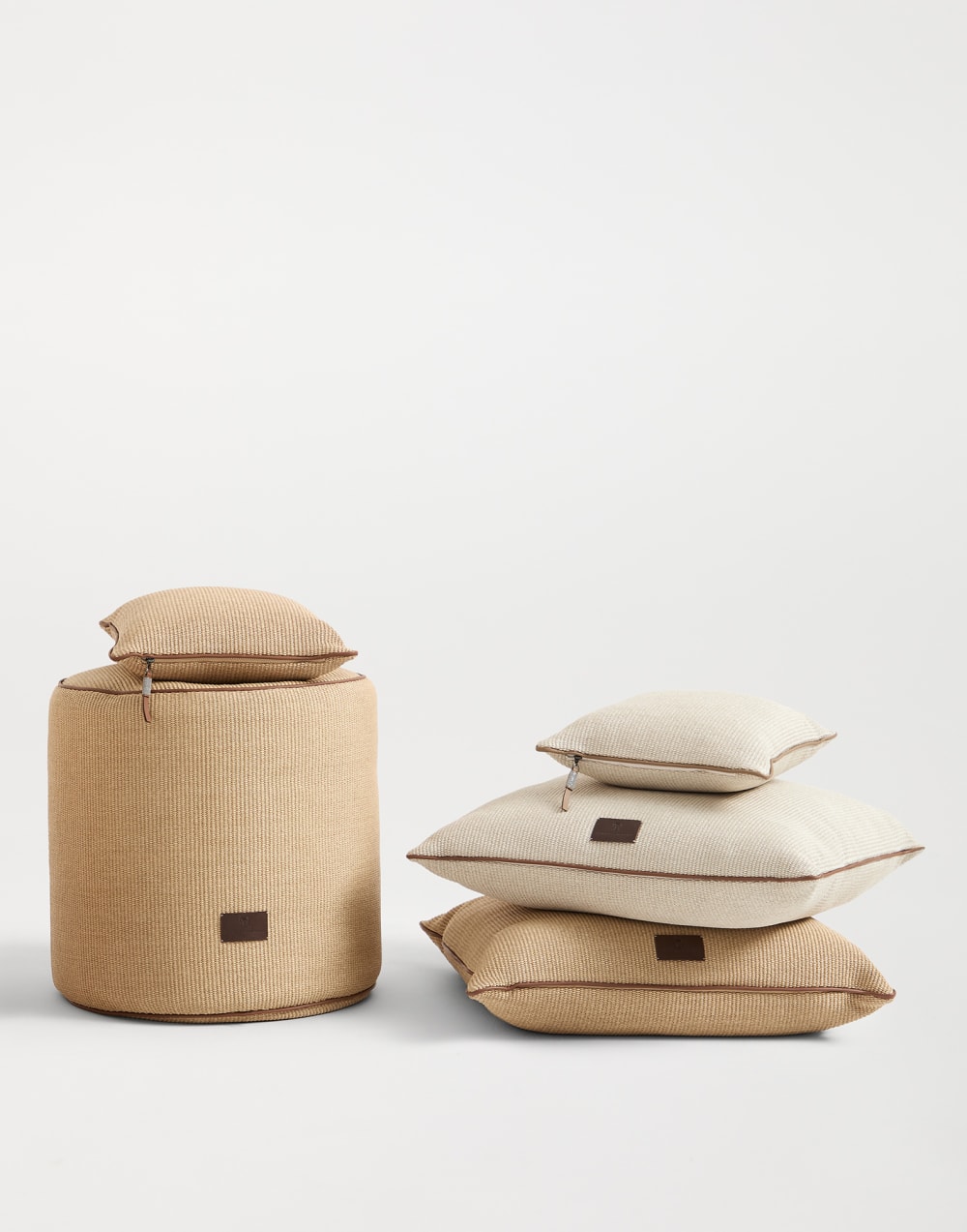 Подушка из рафии Панама Стиль жизни - Brunello Cucinelli