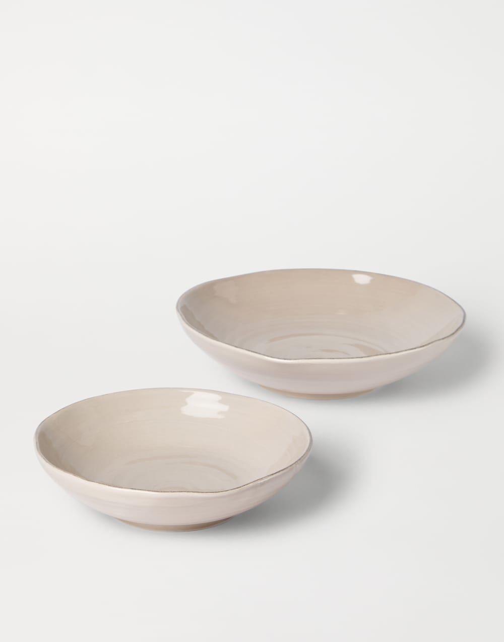 Set of deep plates Brown Lifestyle - Brunello Cucinelli