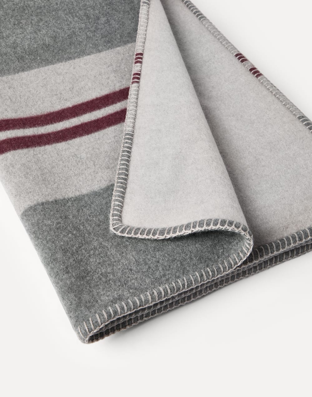 Плед из двойного кашемира Темный милитари Стиль жизни - Brunello Cucinelli