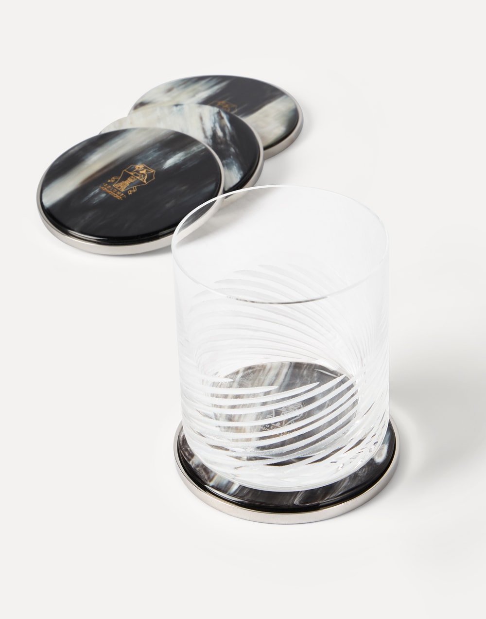 Set mit Untersetzern Schwarz Lifestyle - Brunello Cucinelli