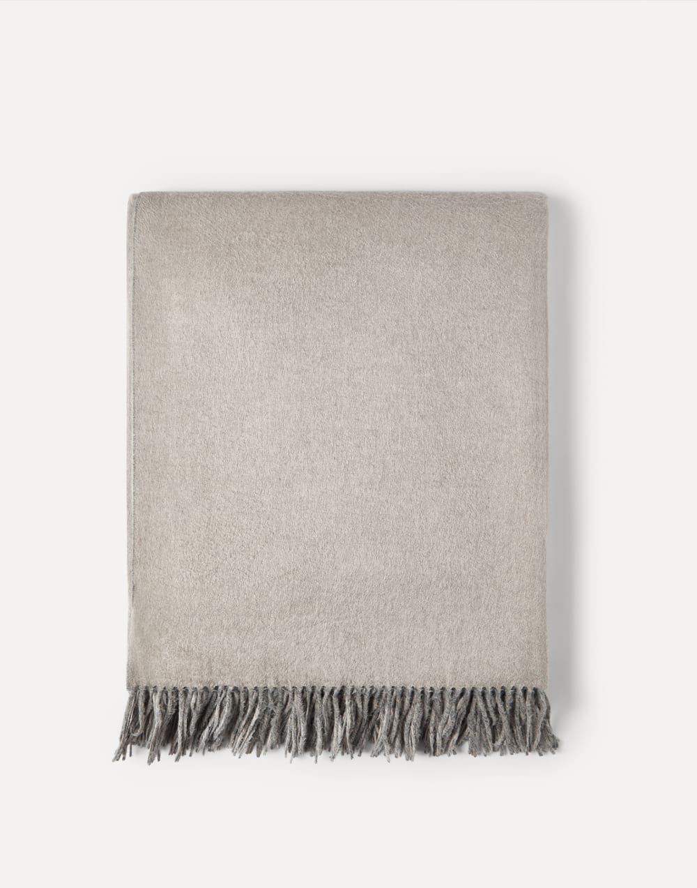 Silk double cloth throw Buff Lifestyle - Brunello Cucinelli