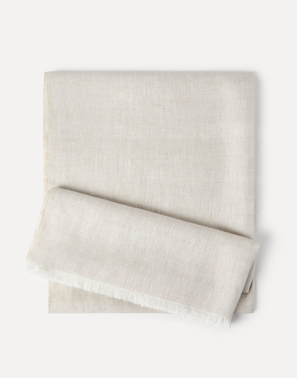 Bufanda de lino Sparkling Beige Mujer - Brunello Cucinelli