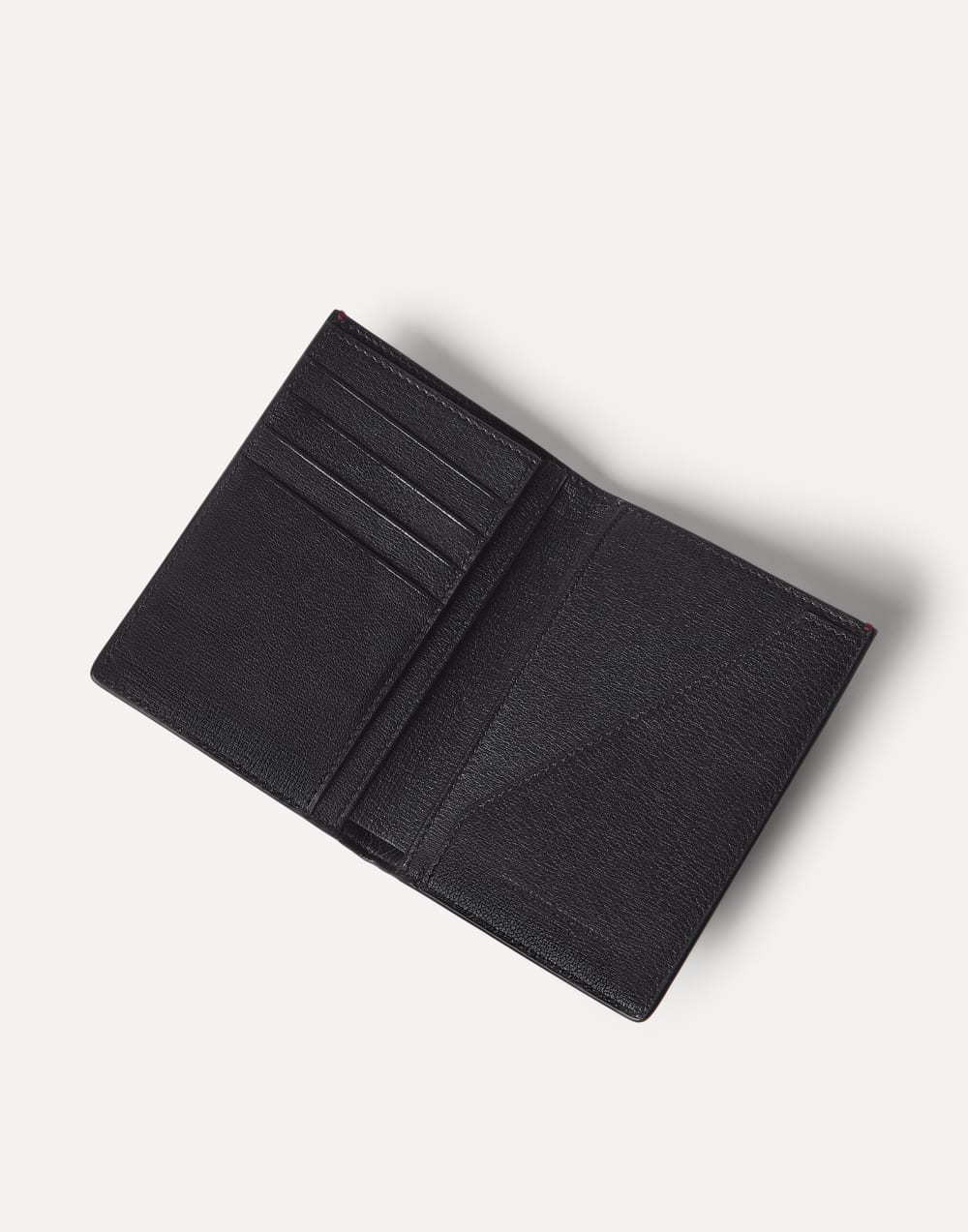 Grained leather passport holder Black Man - Brunello Cucinelli