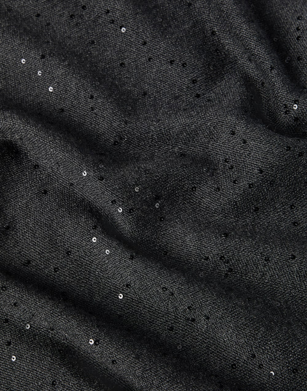 Cashmere and silk Diamond yarn scarf Anthracite Woman - Brunello Cucinelli