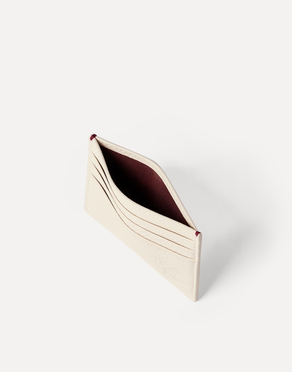 Calfskin card case Chalk Man - Brunello Cucinelli