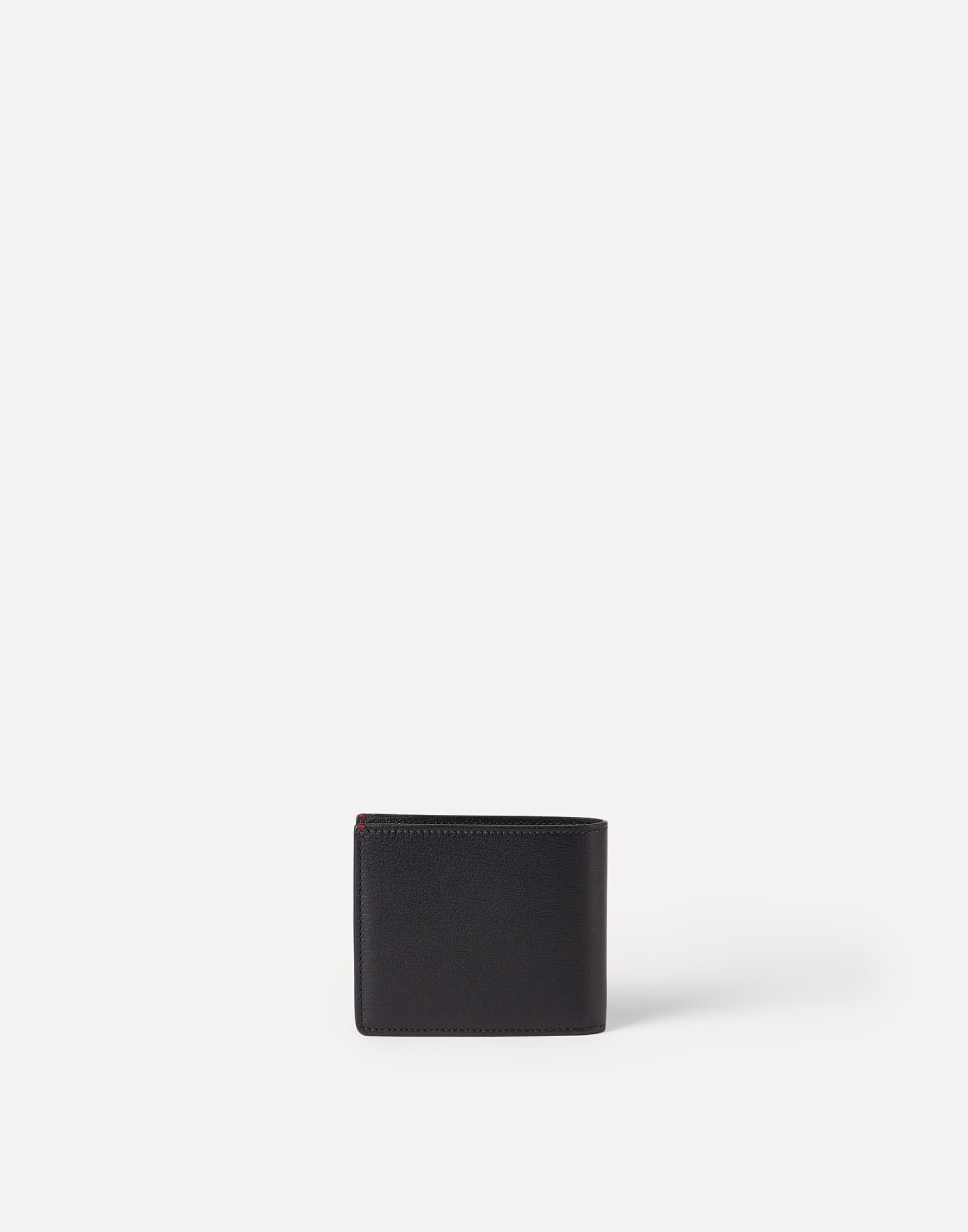 Grained leather wallet Black Man - Brunello Cucinelli