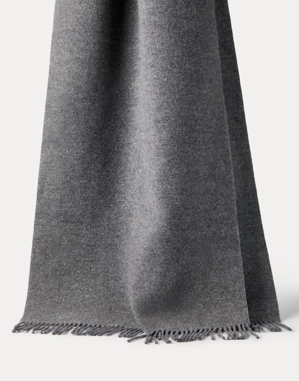 Knit scarf with hood Anthracite Woman - Brunello Cucinelli